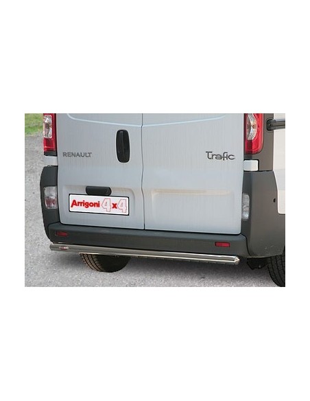 Tubo di protezione posteriore inox lucido 60mm Renault Trafic 2006 2013