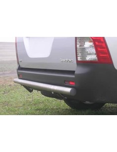 Tubo di protezione posteriore inox lucido 60mm SsangYong Actyon Sport 2007 