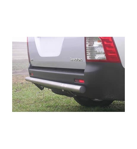 Tubo di protezione posteriore inox lucido 60mm SsangYong Actyon Sport 2007 