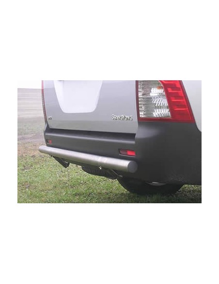 Tubo di protezione posteriore inox lucido 60mm SsangYong Actyon Sport 2007 