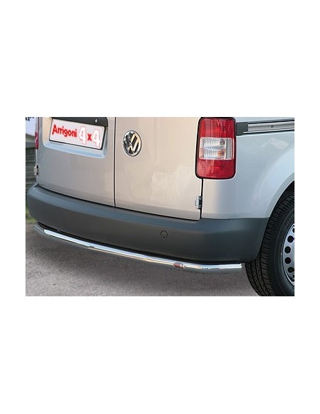 Tubo di protezione posteriore inox lucido 60mm Volkswagen Caddy 2004 2020