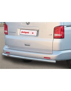 Tubo di protezione posteriore inox lucido 60mm Volkswagen T5 2010 2014
