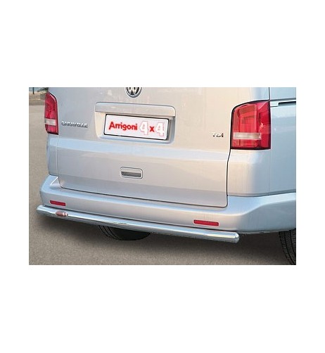 Tubo di protezione posteriore inox lucido 60mm Volkswagen T5 2010 2014