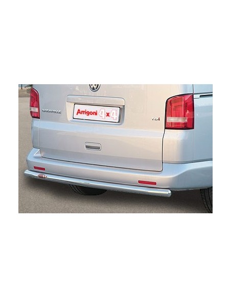 Tubo di protezione posteriore inox lucido 60mm Volkswagen T5 2010 2014