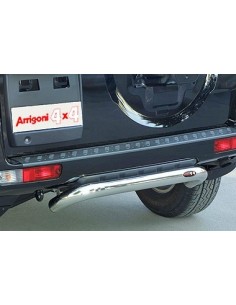 Tubo di protezione posteriore inox lucido 70mm Mitsubishi Pajero GL GLS