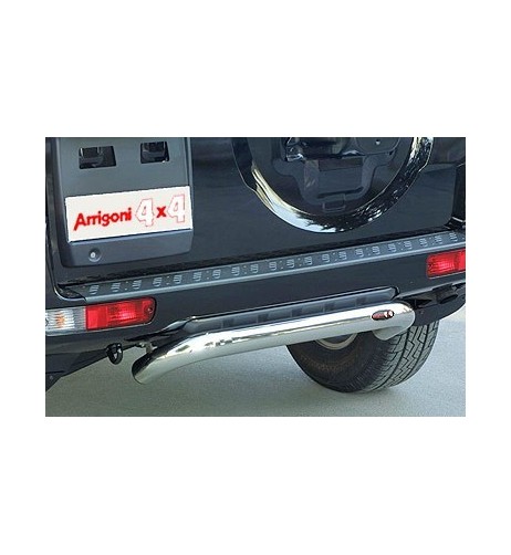 Tubo di protezione posteriore inox lucido 70mm Mitsubishi Pajero GL GLS