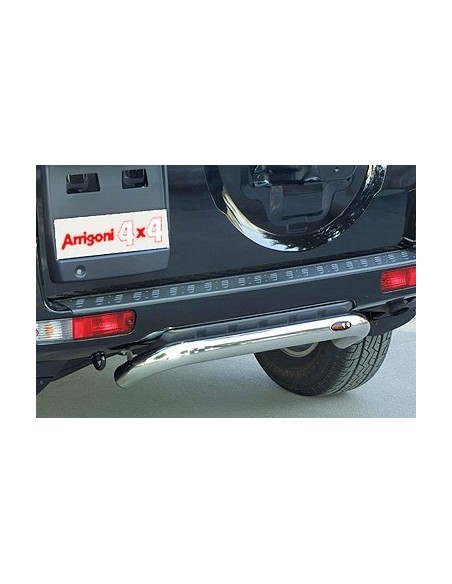 Tubo di protezione posteriore inox lucido 70mm Mitsubishi Pajero GL GLS