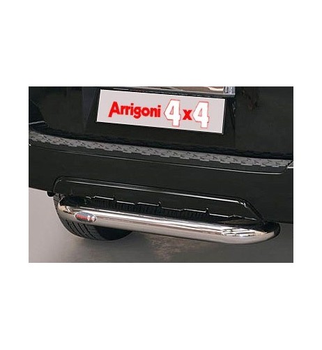 Tubo di protezione posteriore inox lucido 70mm Nissan Pathfinder dal 2011