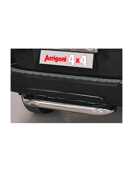 Tubo di protezione posteriore inox lucido 70mm Nissan Pathfinder dal 2011