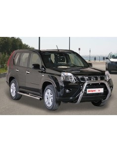 Tubo di protezione posteriore inox lucido 70mm Nissan X Trail 2011 2014 2