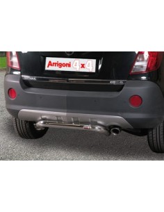 Tubo di protezione posteriore inox lucido 70mm Opel Antara dal 2011