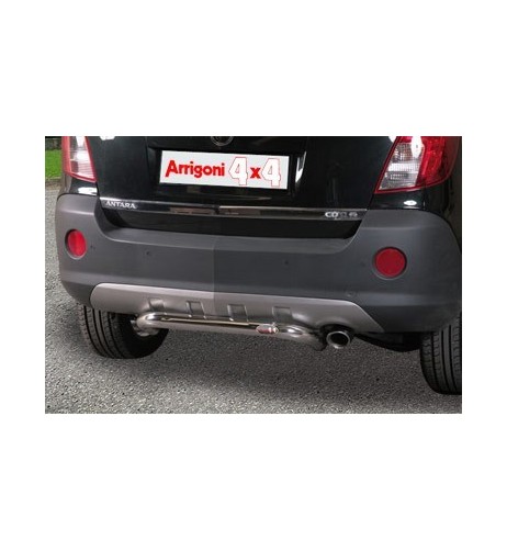 Tubo di protezione posteriore inox lucido 70mm Opel Antara dal 2011
