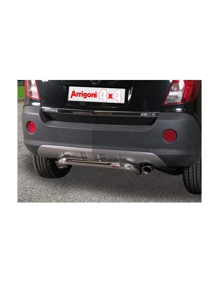 Tubo di protezione posteriore inox lucido 70mm Opel Antara dal 2011