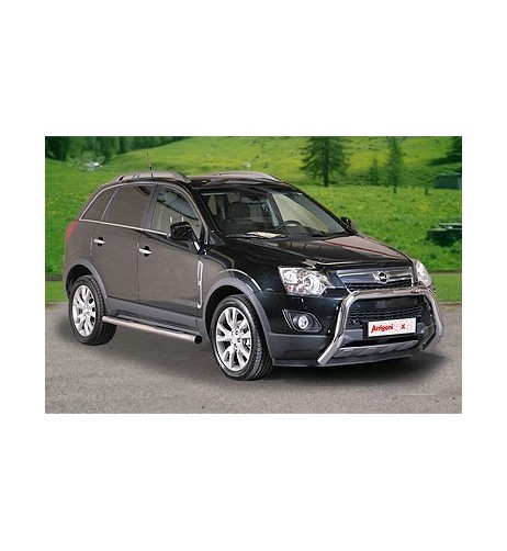 Tubo di protezione posteriore inox lucido 70mm Opel Antara dal 2011
