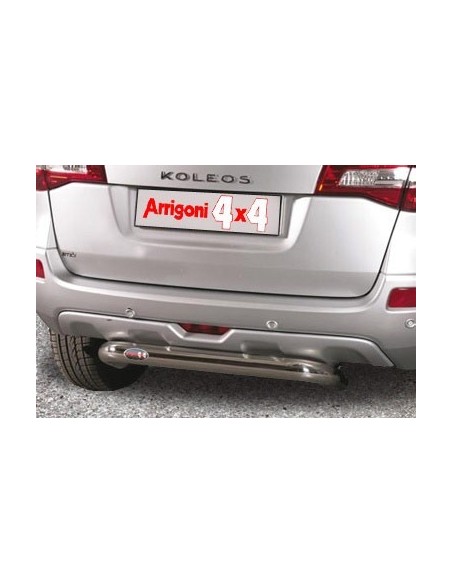 Tubo di protezione posteriore inox lucido 70mm Renault Koleos dal 2008
