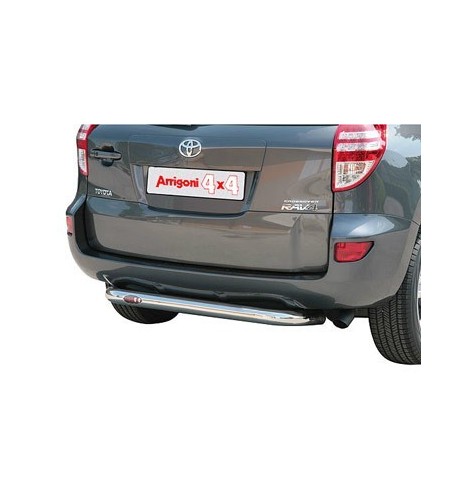 Tubo di protezione posteriore inox lucido 70mm Toyota Rav4 modello 2009