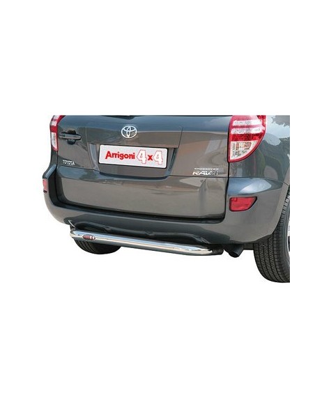 Tubo di protezione posteriore inox lucido 70mm Toyota Rav4 modello 2009