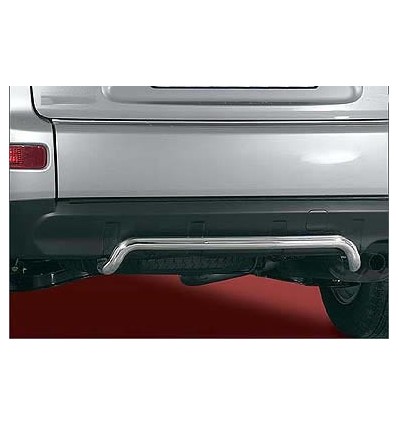 Tubo di protezione posteriore inox lucido Mitsubishi Outlander dal 2007 al 2009