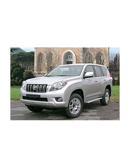 Tubo di protezione posteriore inox lucido Toyota Land Cruiser 150 2009 2013