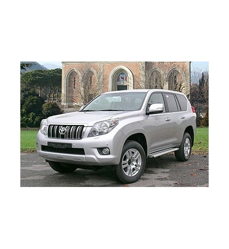 Tubo di protezione posteriore inox satinato Toyota Land Cruiser 150 2009 20