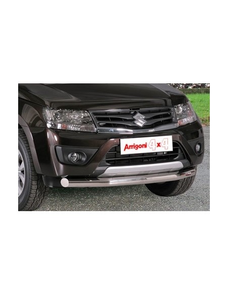 Tubo protezione anteriore acciaio inox lucido 70mm Suzuki Grand Vitara 2009