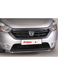 Tubo protezione anteriore inox lucido 60mm Dacia Dokker dal 2012