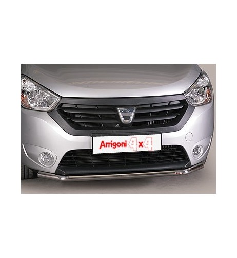 Tubo protezione anteriore inox lucido 60mm Dacia Dokker dal 2012