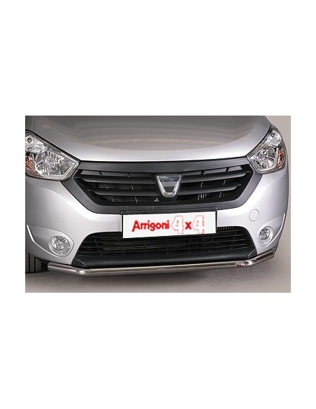 Tubo protezione anteriore inox lucido 60mm Dacia Dokker dal 2012