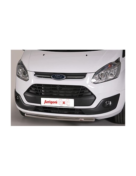 Tubo protezione anteriore inox lucido 60mm Ford Transit Custom 2013 2017