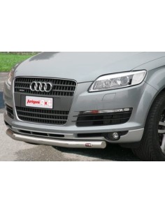Tubo protezione anteriore inox lucido 70mm Audi Q7 2006 2015
