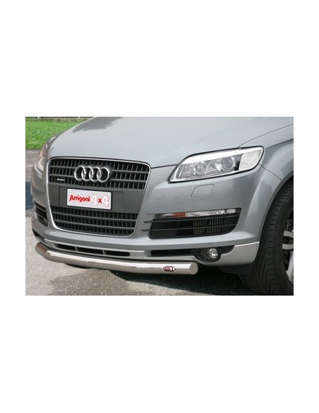 Tubo protezione anteriore inox lucido 70mm Audi Q7 2006 2015