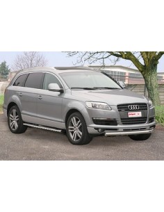 Tubo protezione anteriore inox lucido 70mm Audi Q7 2006 2015 2