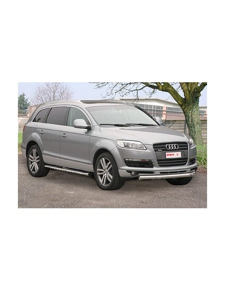 Tubo protezione anteriore inox lucido 70mm Audi Q7 2006 2015