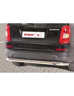 Tubo protezione posteriore acciaio inox lucido 60mm SsangYong Rexton W 2013