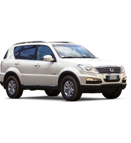 Tubo protezione posteriore acciaio inox lucido 60mm SsangYong Rexton W 2013