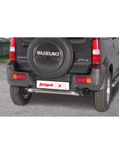 Tubo protezione posteriore acciaio inox lucido Suzuki Jimny 2006 2017