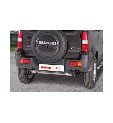 Tubo protezione posteriore acciaio inox lucido Suzuki Jimny 2006 2017