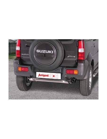 Tubo protezione posteriore acciaio inox lucido Suzuki Jimny 2006 2017