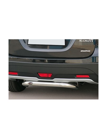 Tubo protezione posteriore acciaio inox lucido Suzuki S Cross 2013 2017