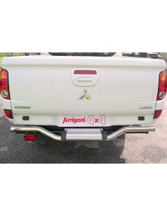 Tubo protezione posteriore acciaio inox mat Mitsubishi L200 Double Cab 2010