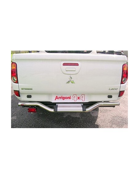 Tubo protezione posteriore acciaio inox mat Mitsubishi L200 Double Cab 2010