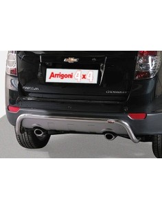Tubo protezione posteriore inox lucido 50mm Chevrolet Captiva 2011 2018