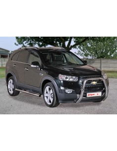 Tubo protezione posteriore inox lucido 50mm Chevrolet Captiva 2011 2018 2