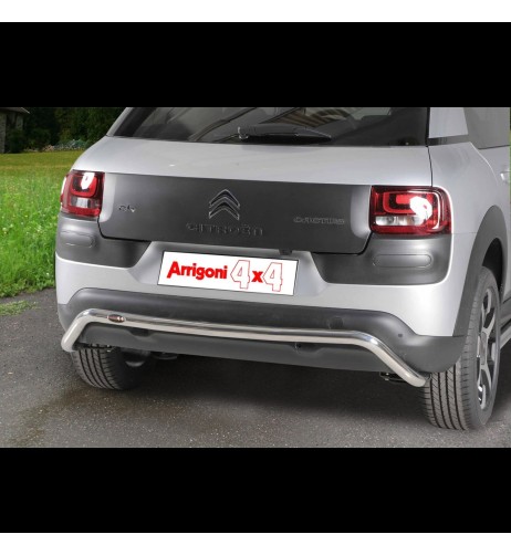 Tubo protezione posteriore inox lucido 50mm Citroen Cactus dal 2015