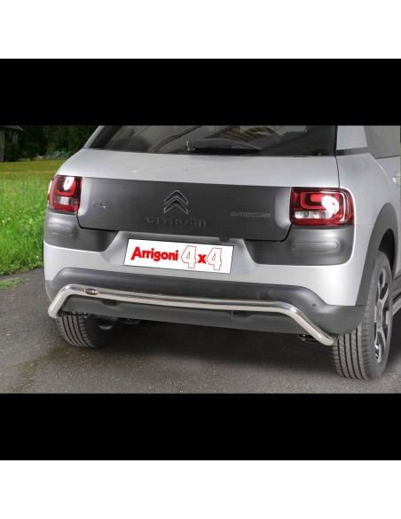 Tubo protezione posteriore inox lucido 50mm Citroen Cactus dal 2015