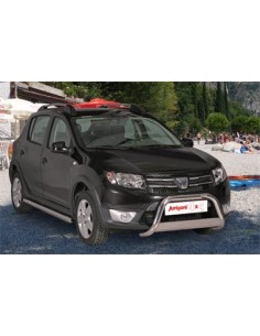 Tubo protezione posteriore inox lucido 50mm Dacia Sandero Stepway 2013 2020 2