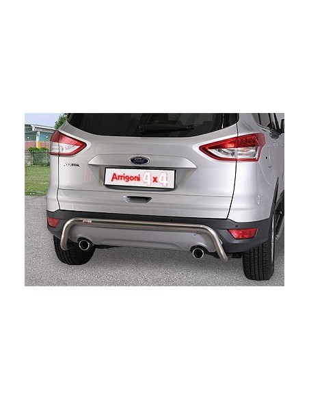 Tubo protezione posteriore inox lucido 50mm Ford Kuga 2013 2016