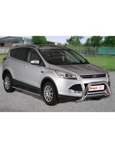 Tubo protezione posteriore inox lucido 50mm Ford Kuga 2013 2016 2