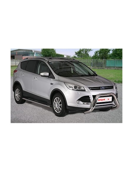 Tubo protezione posteriore inox lucido 50mm Ford Kuga 2013 2016
