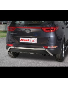 Tubo protezione posteriore inox lucido 50mm Kia Sportage 2016 2021